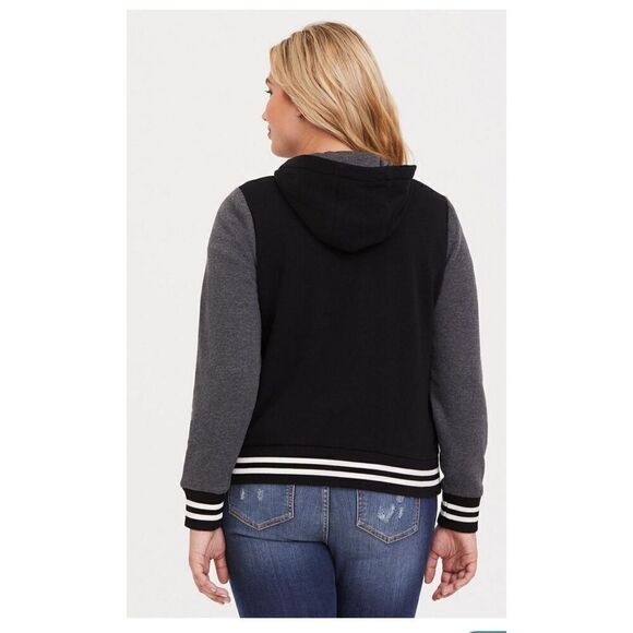 Torrid x harry potter/ gryffendor letterman varsity Jacket/coat 3/4 xl - Picture 7 of 7
